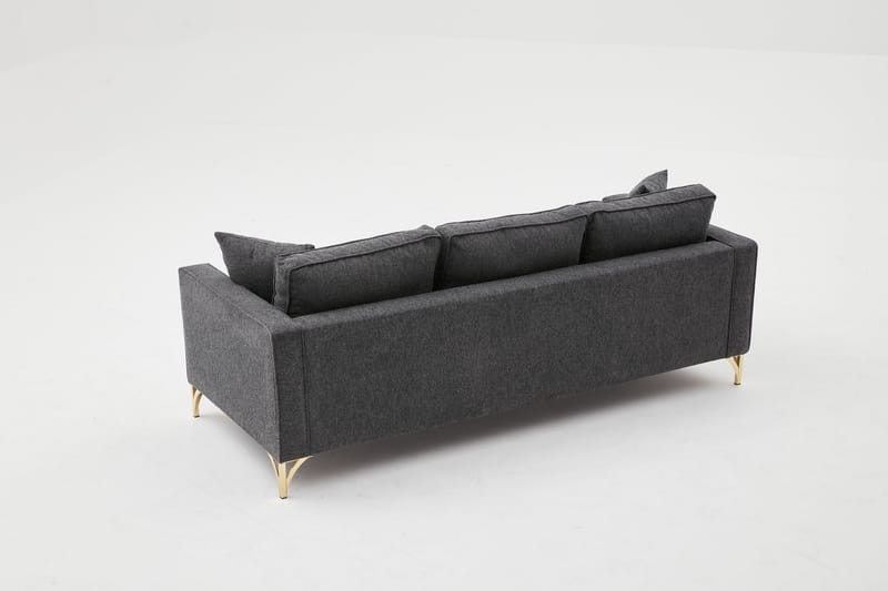 Retzow Sofa 3-seter - Antrasitt - Møbler - Sofaer - Sofa 3 seter