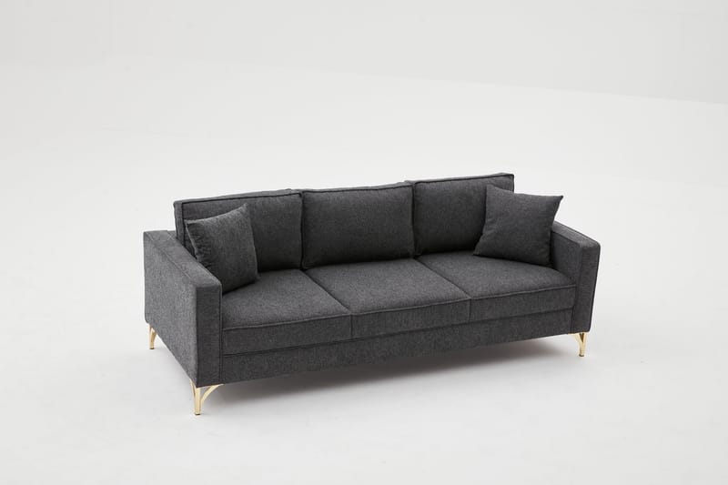 Retzow Sofa 3-seter - Antrasitt - Møbler - Sofaer - Sofa 3 seter