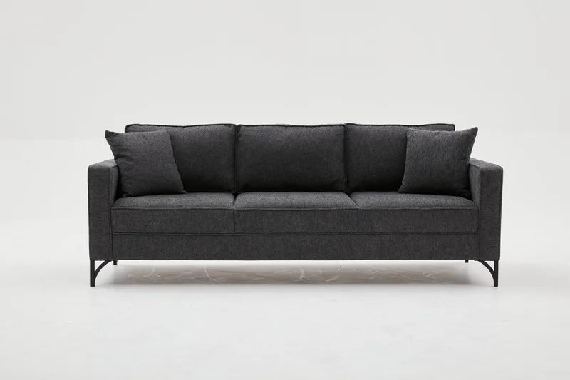 Retzow Sofa 3-seter, Antrasitt