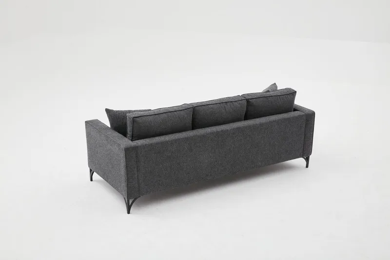Retzow Sofa 3-seter - Antrasitt - Møbler - Sofaer - Sofa 3 seter