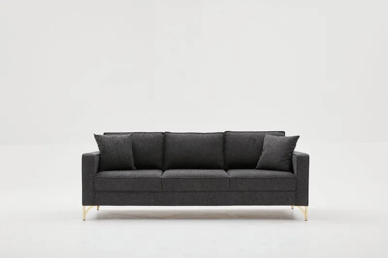 Retzow Sofa 3-seter, Antrasitt