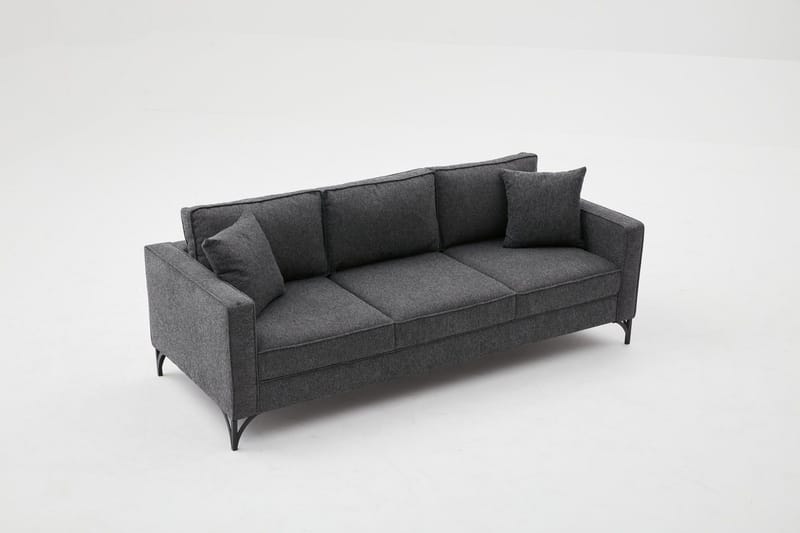 Retzow Sofa 3-seter - Antrasitt - Møbler - Sofaer - Sofa 3 seter
