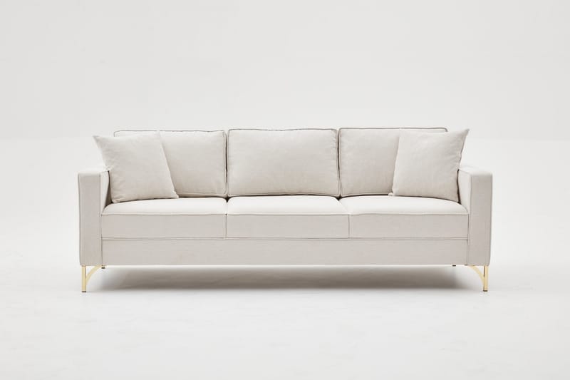 Retzow Sofa 3-seter - Beige - Møbler - Sofaer - Sofa 3 seter