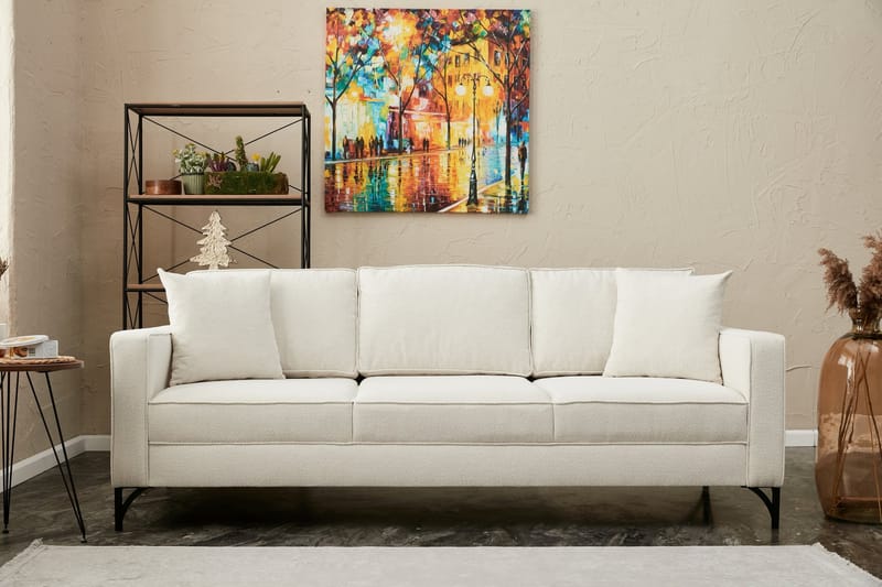 Retzow Sofa 3-seter - Beige - Møbler - Sofaer - Sofa 3 seter