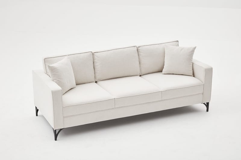 Retzow Sofa 3-seter - Beige - Møbler - Sofaer - Sofa 3 seter