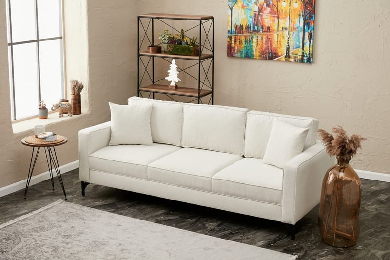 Retzow Sofa 3-seter - Beige - Møbler - Sofaer - Sofa 3 seter