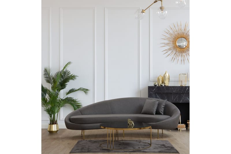 Revelstoke Buet Sofa 3-seter - Mørkegrå - Møbler - Sofaer - Sofa 3 seter