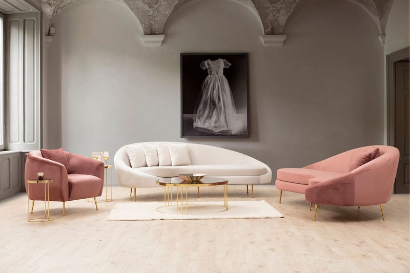 Revelstoke Sofa 3-seters - Rosa - Møbler - Sofaer - Sofa 3 seter