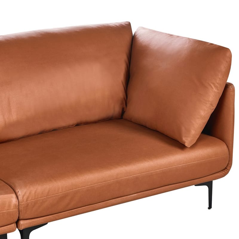 3-seters sofa Revsnes - Gullbrun, Svart - Møbler - Sofaer - Sofa 3 seter