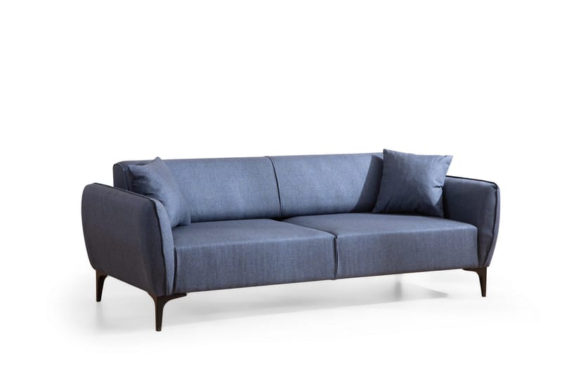 Rossland Sofa 3-seters - Blå - Sofa 3 seter