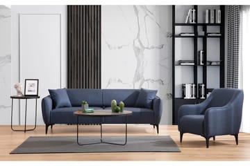 Rossland Sofa 3-seters - Blå - Møbler - Sofaer - Sovesofaer - 3 seters sovesofa