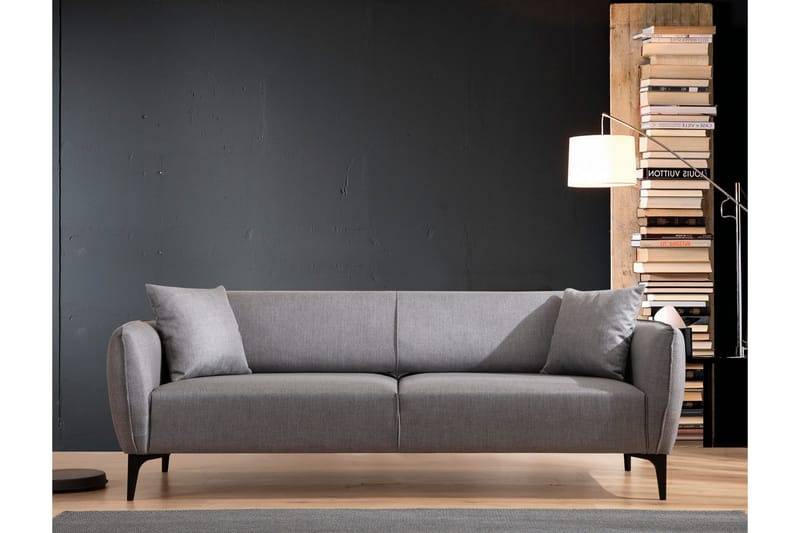 Rossland Sofa 3-seters - Grå - Møbler - Sofaer - Sofa 3 seter