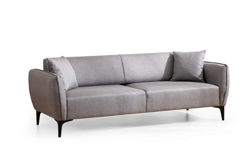 Rossland Sofa 3-seters - Grå - Sofa 3 seter