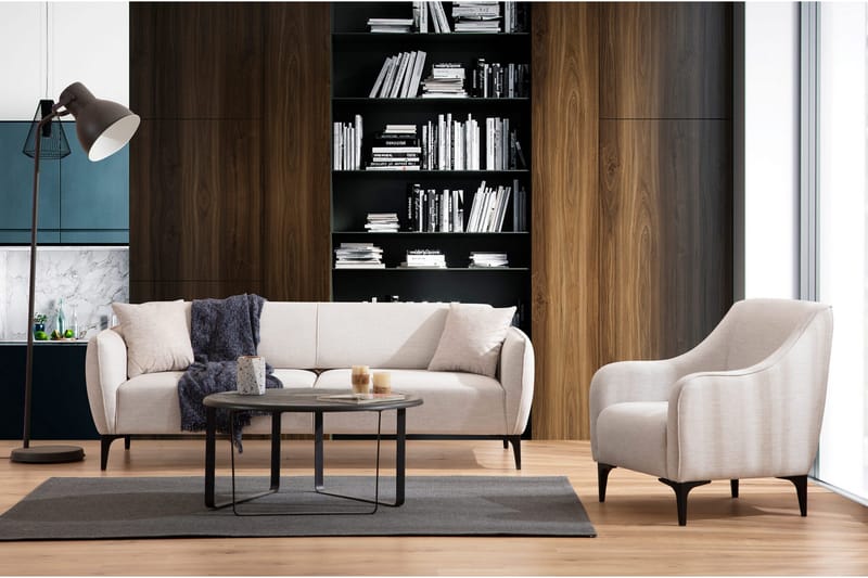 Rossland Sofa 3-seters - Hvit - Møbler - Sofaer - Sofa 3 seter