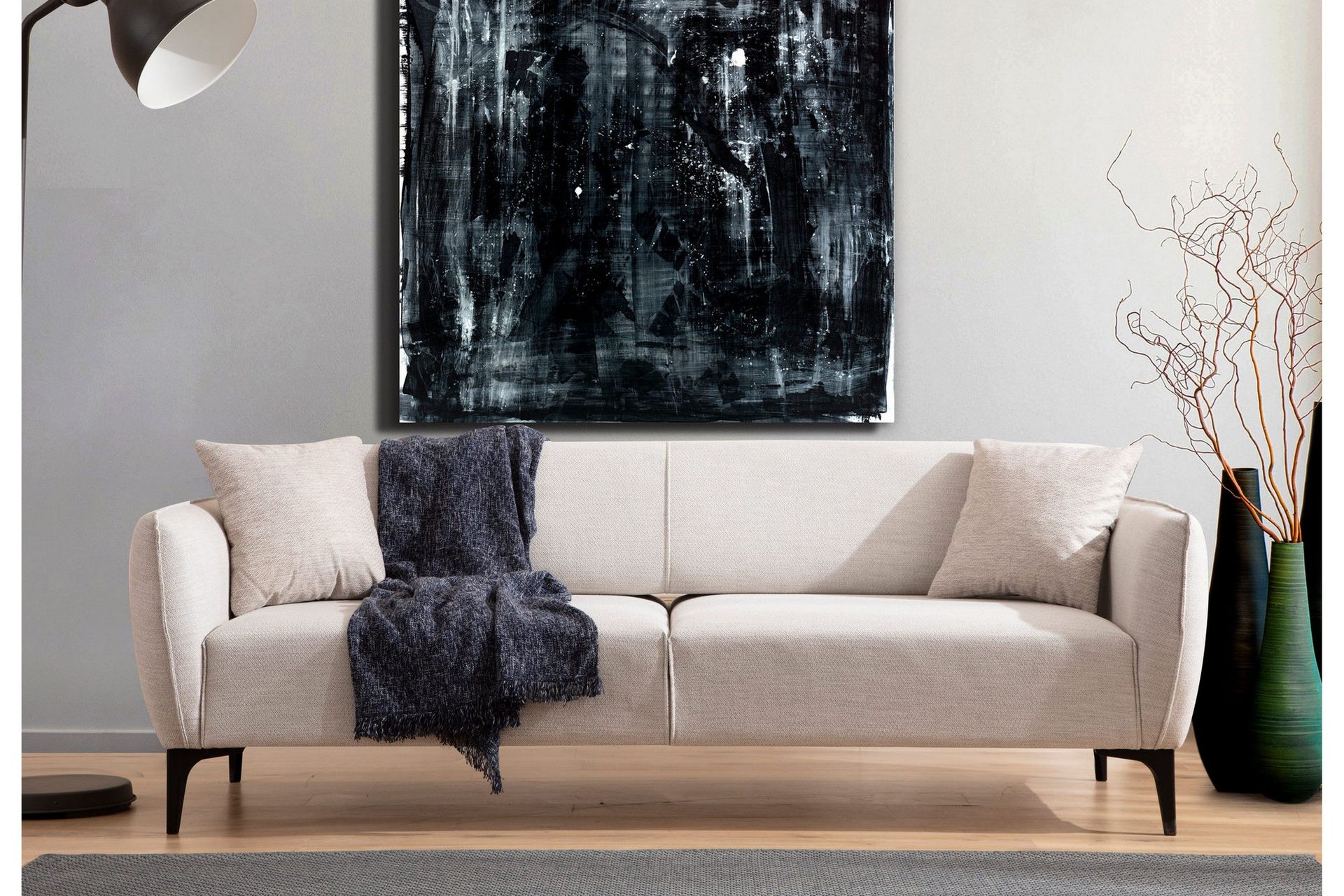 Rossland Sofa 3-seters - Hvit