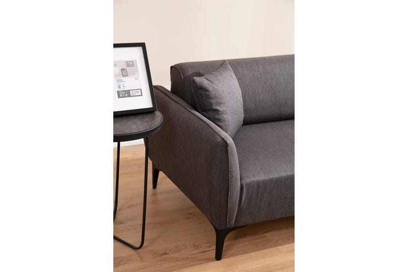Rossland Sofa 3-seters - Mørkegrå - Møbler - Sofaer - Sofa 3 seter