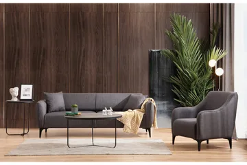 Rossland Sofa 3-seters - Mørkegrå - Møbler - Sofaer - Sovesofaer - 3 seters sovesofa