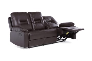 Rovik Sofa 3-seter - Brun - Møbler - Sofaer - Sofa 3 seter
