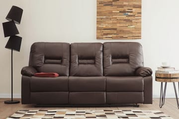 Rovik Sofa 3-seter - Brun - Møbler - Sofaer - Sofa 3 seter