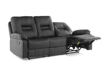 Rovik Sofa 3-seter - Svart - Møbler - Sofaer - Sofa 3 seter