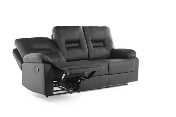 Rovik Sofa 3-seter - Svart - Møbler - Sofaer - Sofa 3 seter