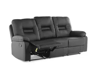 Rovik Sofa 3-seter - Svart - Møbler - Sofaer - Sofa 3 seter