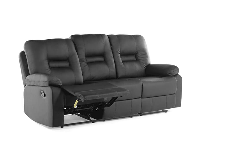 Rovik Sofa 3-seter - Svart - Møbler - Sofaer - Sofa 3 seter