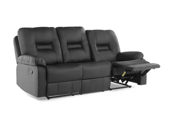 Rovik Sofa 3-seter - Svart - Møbler - Sofaer - Sofa 3 seter