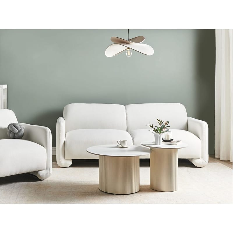 3-seters sofa Saland - Hvit - Møbler - Sofaer - Sofa 3 seter