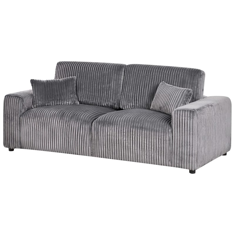 3-seters sofa Sandora - Grå, svart - Møbler - Sofaer - Sofa 3 seter
