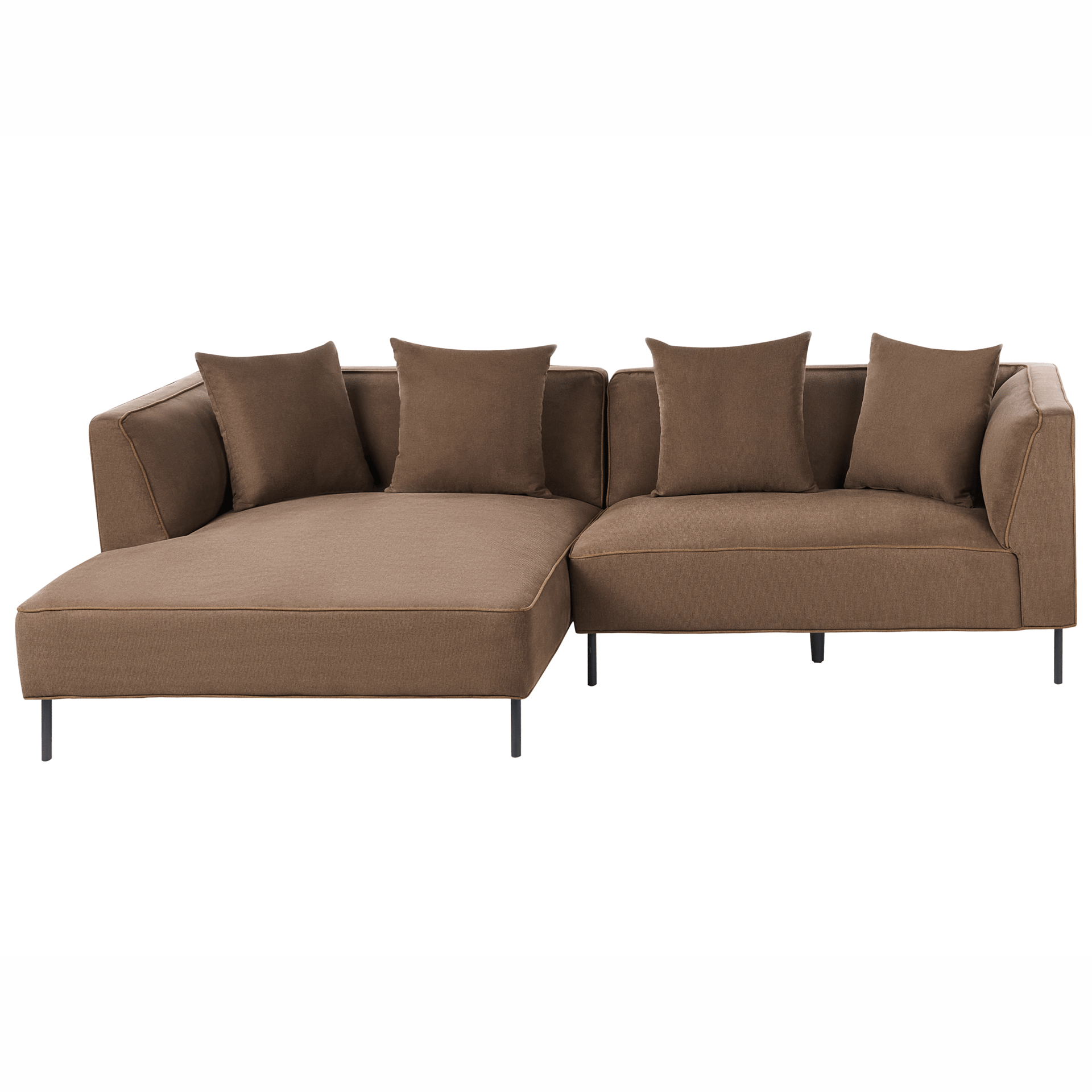 3-seters sofa Sater høyrevendt - Brun