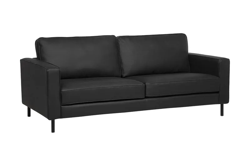 Saval Sofa 3-seter, Svart