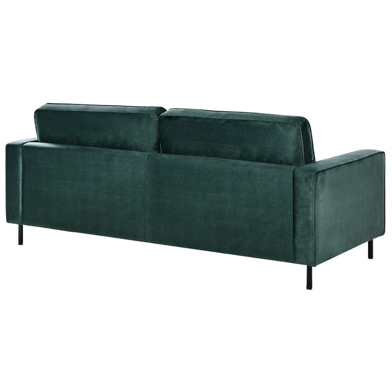 3-seters sofa Savalen - Grønn, Svart - Møbler - Sofaer - Fløyel sofaer