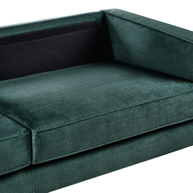 3-seters sofa Savalen - Grønn, Svart - Møbler - Sofaer - Fløyel sofaer