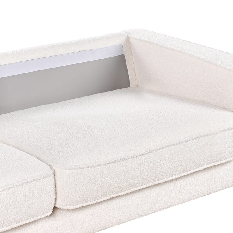 3-seters sofa Savalen - Hvit, Svart - Møbler - Sofaer - Sofa 3 seter