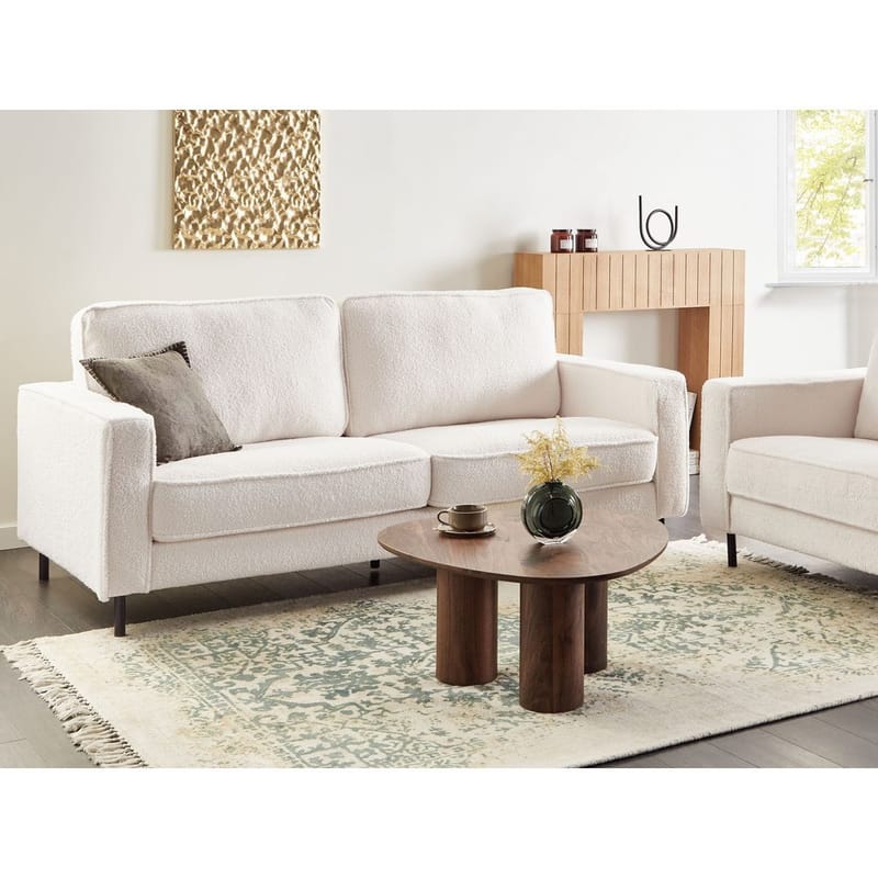3-seters sofa Savalen - Hvit, Svart - Møbler - Sofaer - Sofa 3 seter