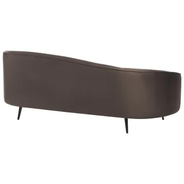 3-seters sofa Savar - Mørkebrun - Møbler - Sofaer - Fløyel sofaer