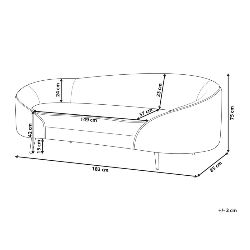 3-seters sofa Savar - Møbler - Sofaer - Sofa 3 seter