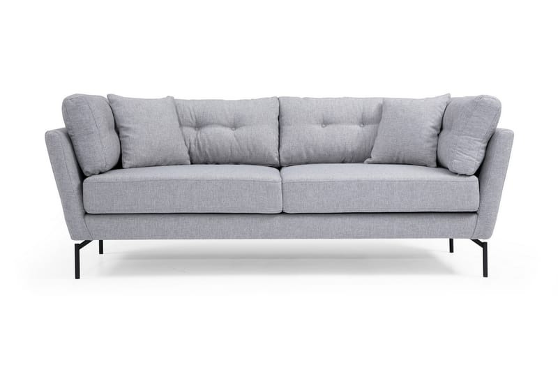 Schirra 3-Seter Sofa - Grå - Sofa 3 seter