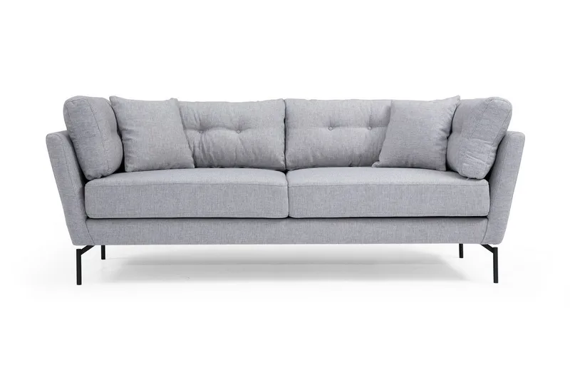 Schirra 3-Seter Sofa, Grå