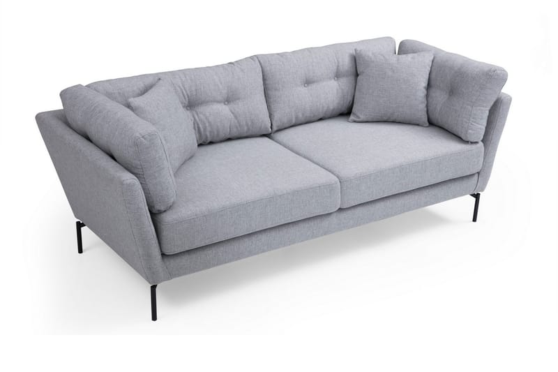 Schirra 3-Seter Sofa - Grå - Møbler - Sofaer - Sofa 3 seter