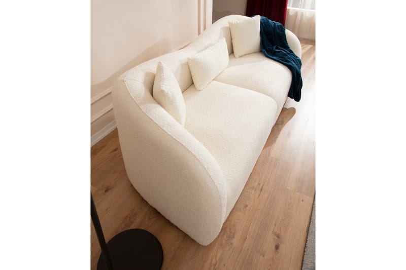 Scone Sofa 3-seters - Beige|Bouclé - Møbler - Sofaer - Sofa 3 seter