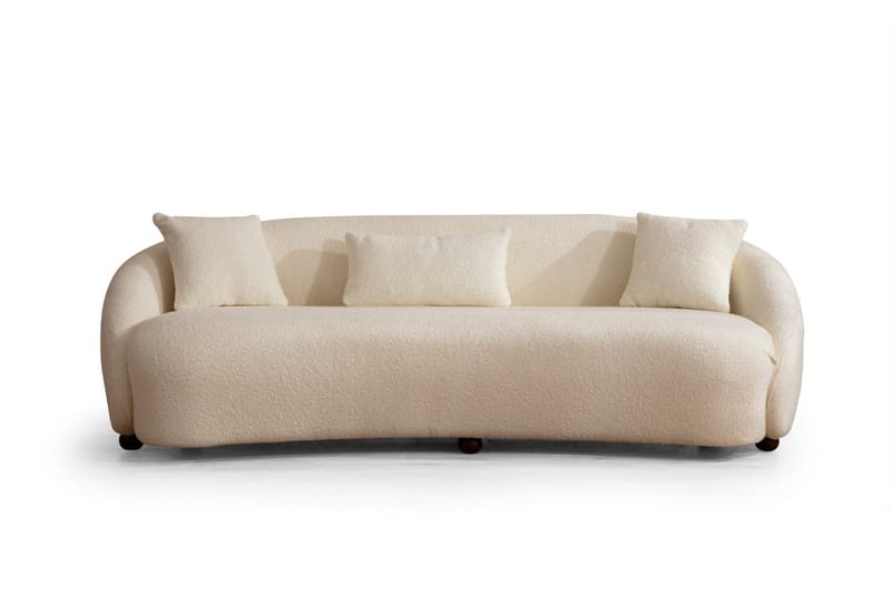 Scone Sofa 3-seters - Beige|Bouclé - Sofa 3 seter