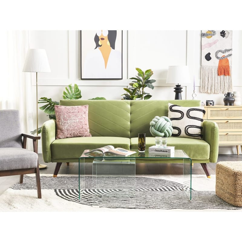 3-seters sofa Senja - Møbler - Sofaer - Fløyel sofaer