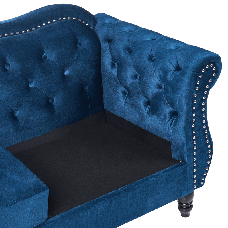 3-seters sofa Skien - Marineblå - Møbler - Sofaer - Chesterfield sofaer