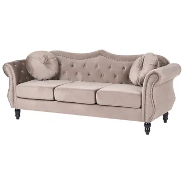 3-seters sofa Skien - Taupe - Møbler - Sofaer - Chesterfield sofaer