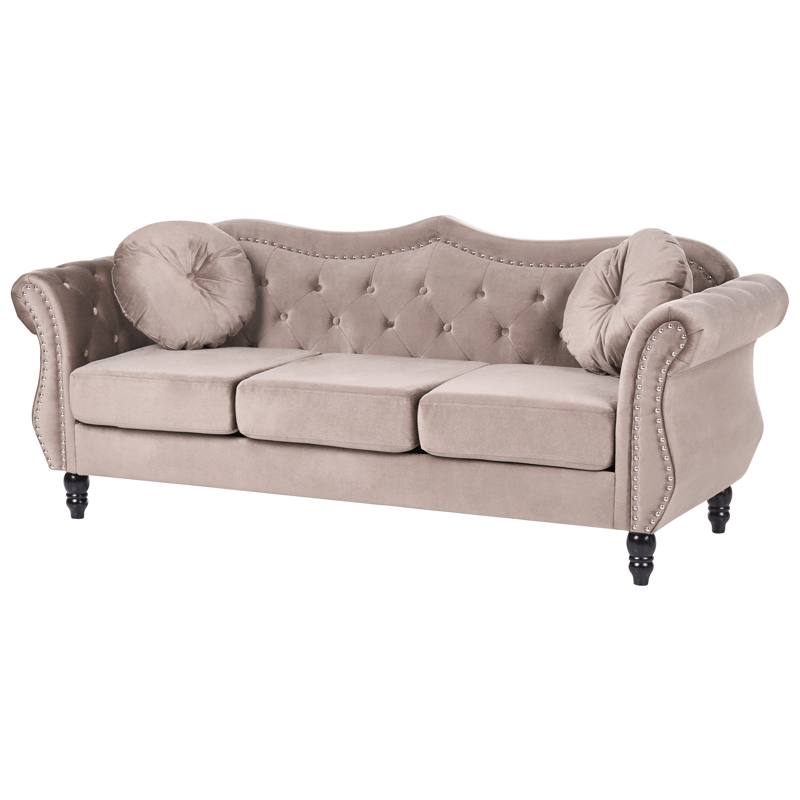 3-seters sofa Skien - Taupe - Møbler - Sofaer - Chesterfield sofaer