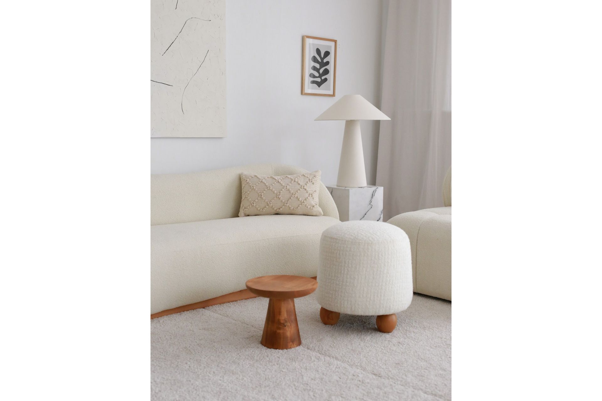 Slon Sofa 3-seter - Hvit - Møbler - Sofaer - Sofa 3 seter