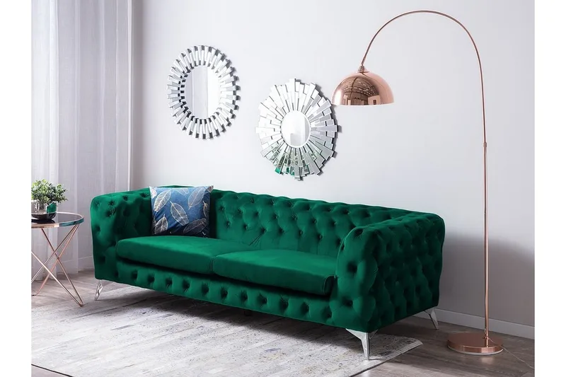 Sotra Sofa 2-4 Seter - Grønn - Møbler - Sofaer - Sofa 3 seter