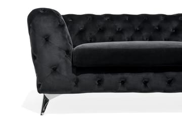 Sotra Sofa 2-4 Seter - Svart - Møbler - Sofaer - Sofa 3 seter